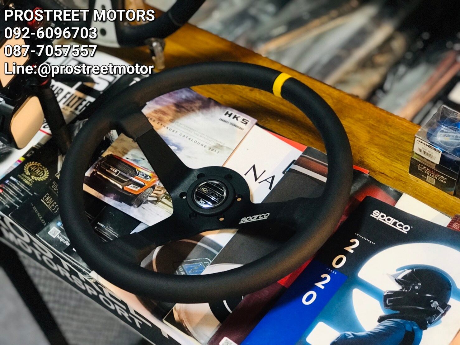 SPARCO STEERING WHEEL MOD 345 3R CALICE 65MM MSN