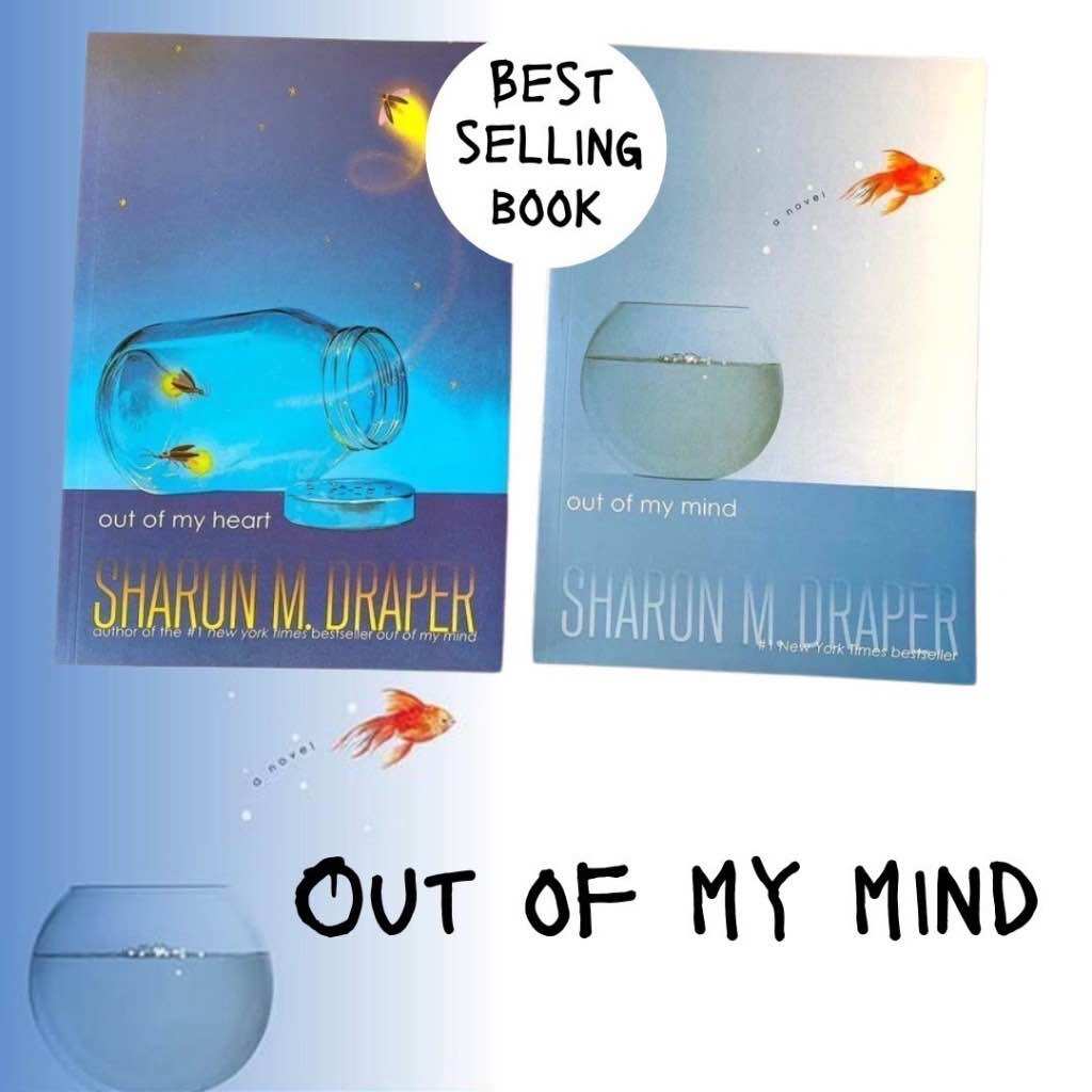 หนังสือนิยาย วรรณกรรมแปล หนังสืออ่านนอกเวลา DRAPER TOOLS Out of my mind หนังสือวรรณกรรมเยาวชน ภาษาอังกฤษ อิงชีวประวัติ เซต 2 เล่ม ราคา 799 บาท*ส่งฟรี