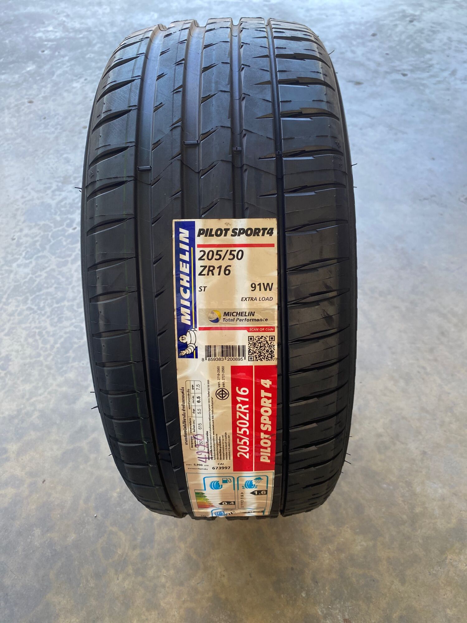 Michelin 205/50/16 pilot sport 4