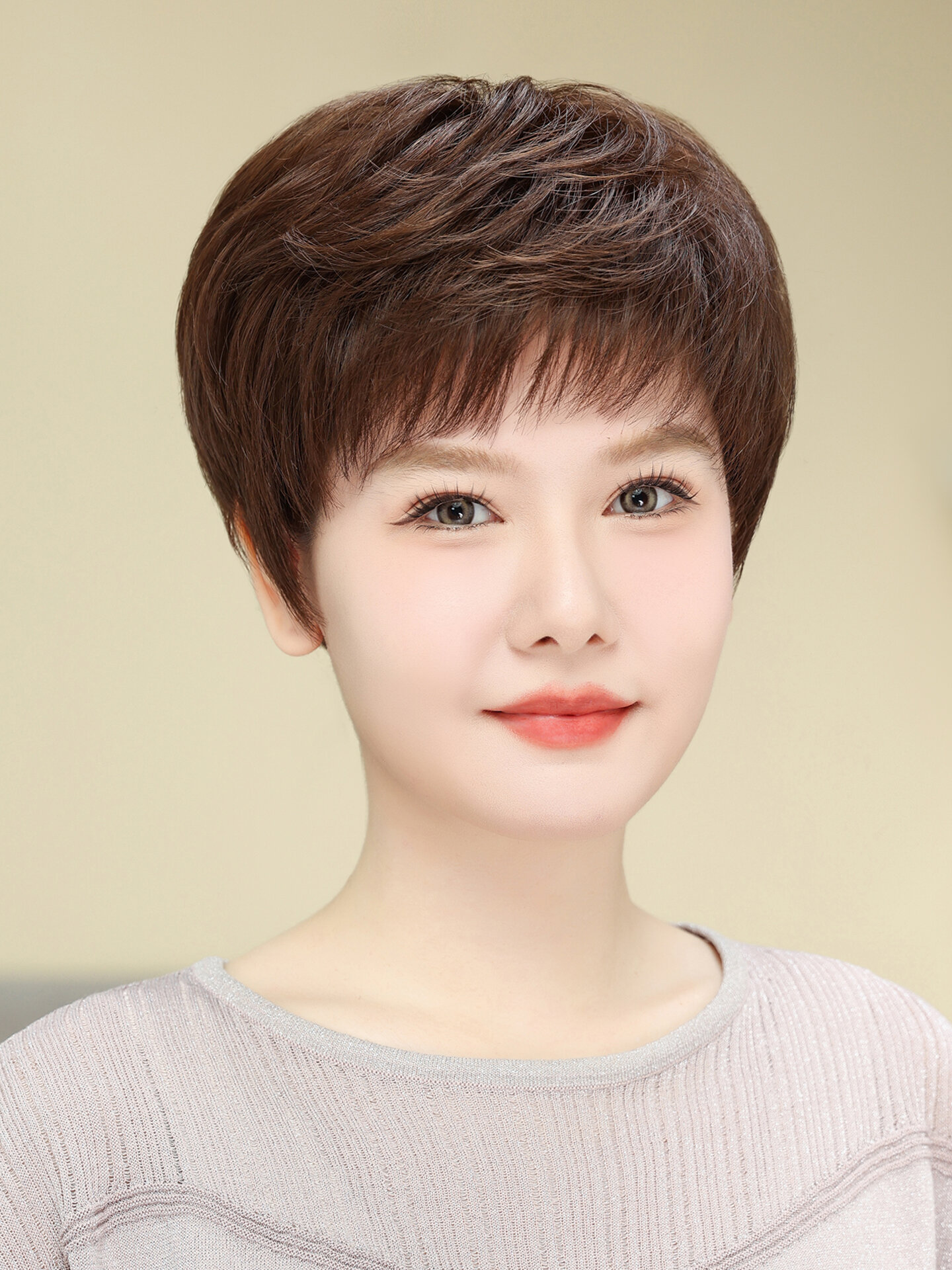 BAIMEI SILK | Hair Color Concealing Full Wig ราคา 5,627 บาท*ส่งฟรี