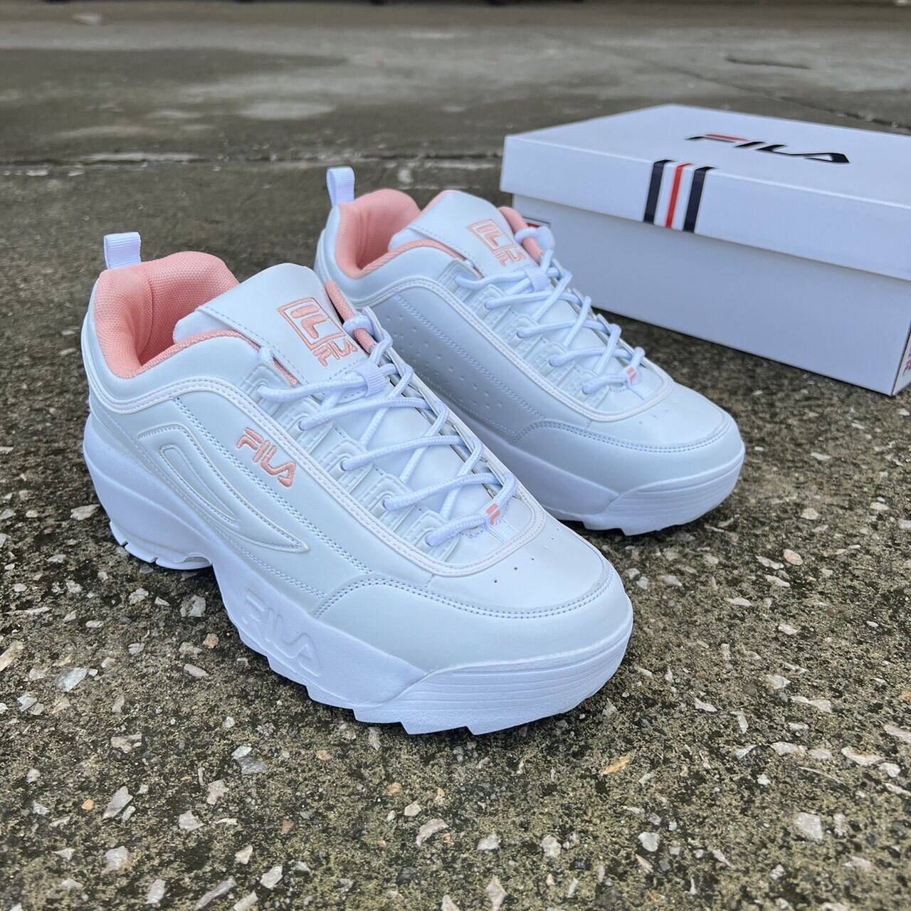 Grey cheap disruptor fila