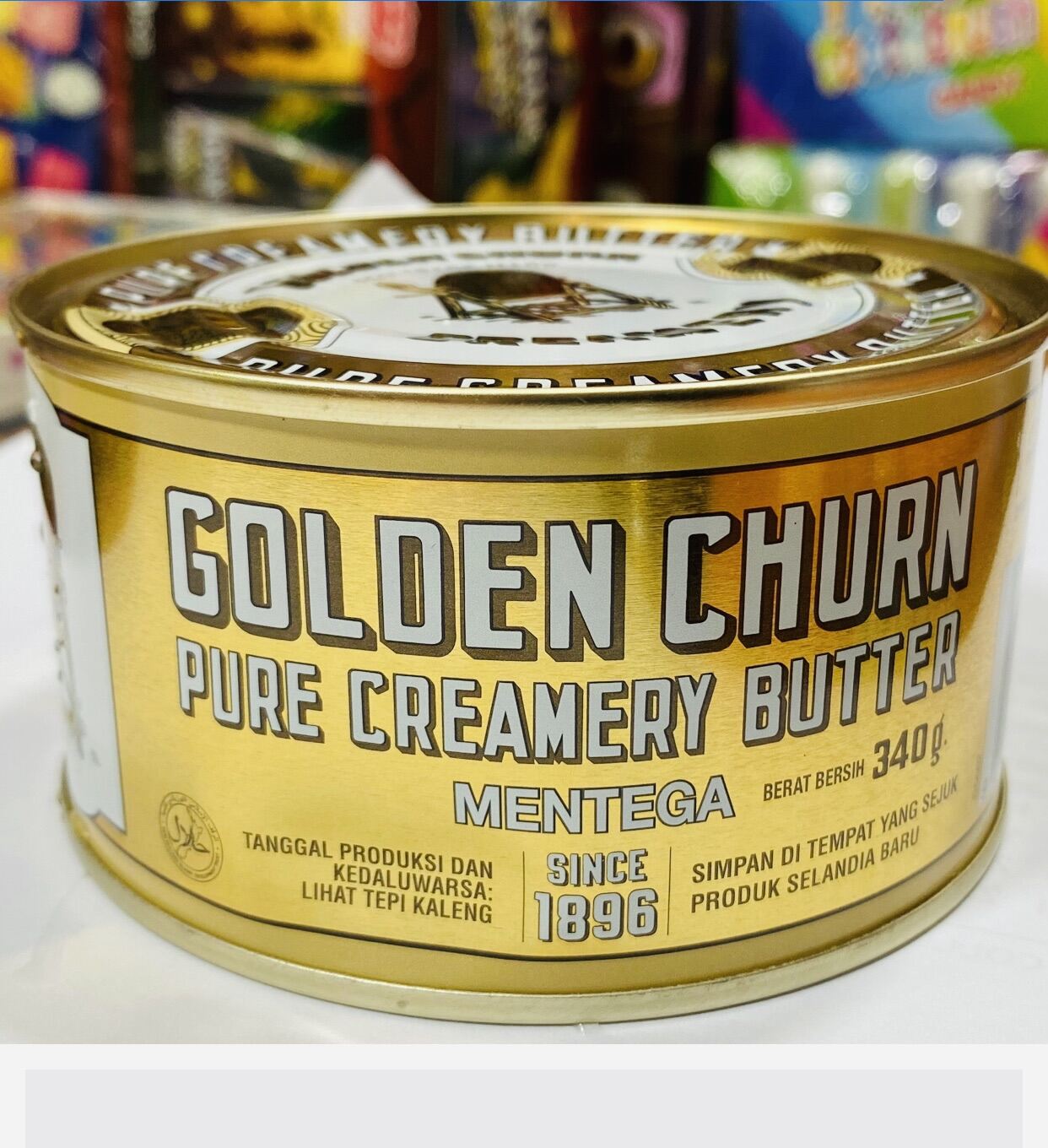 GOLDEN CHURNเนยชนิดเค็ม ตราถังทอง 340g