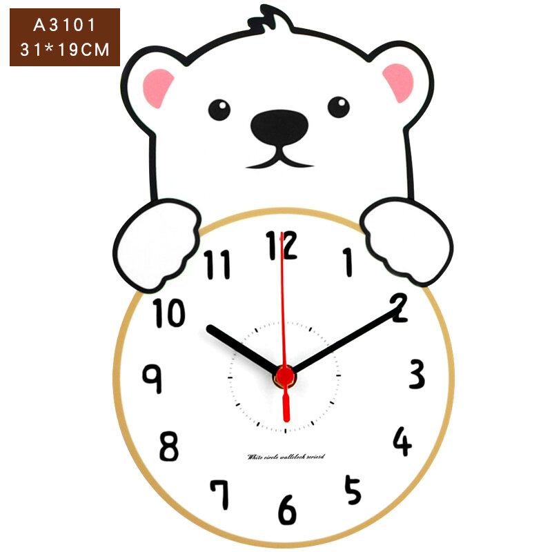 นาฬิกาแขวนผนังเงียบสำหรับแมว ควอทซ์