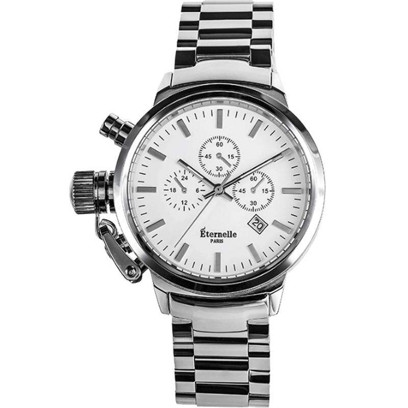 Eternelle | Eternelle French Fashion Quartz Watch Men's Decorative Wristwatch Girlfriend Birthday Gift Round Steel Case Mineral Glass ราคา 17,779 บาท*ส่งฟรี