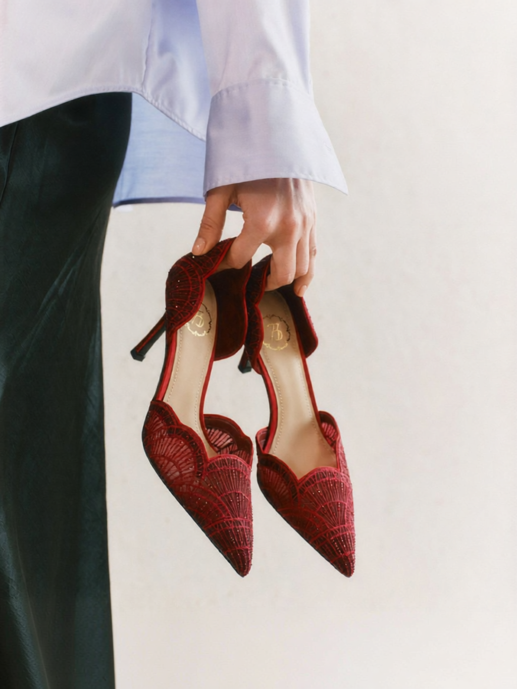 73hours | Comfortable Evening Wedding High Heels Red ราคา 9,832 บาท*ส่งฟรี