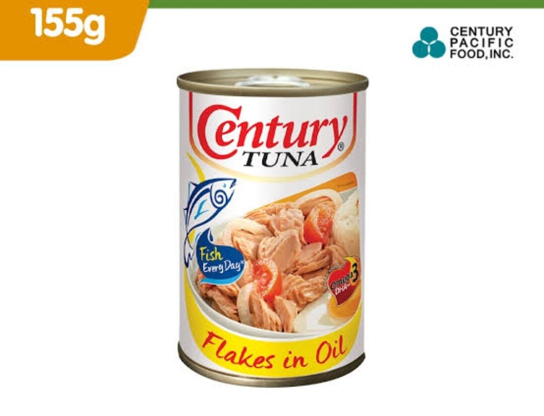 century tuna flakes in oil (155g) Lazada.co.th