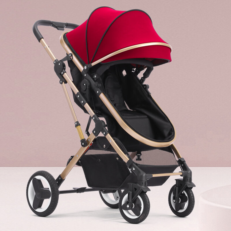 WEIJIA | Convertible Lightweight Foldable Stroller with Shock Absorption for 0-3 Year Old Babies