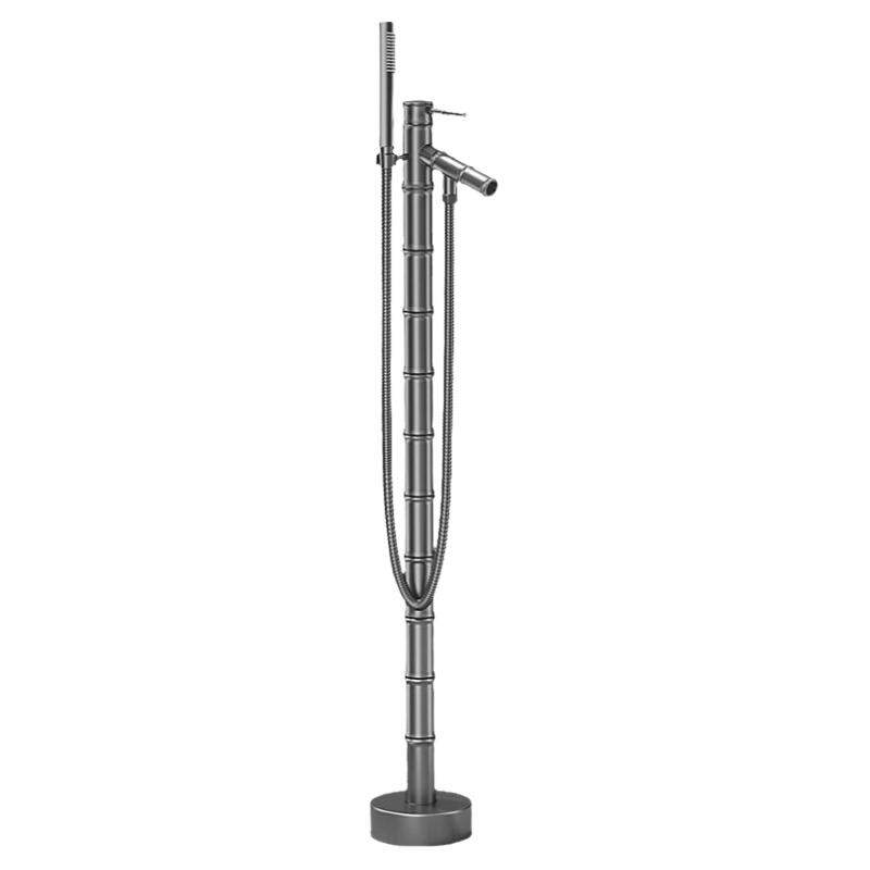 MEIZIJIE | Gun Gray Bamboo Style Floor Standing Bathtub Faucet ราคา 3,305 บาท*ส่งฟรี