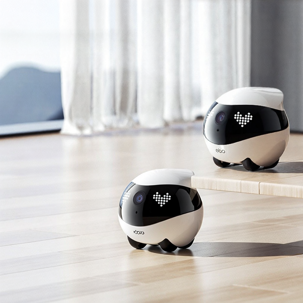 Enabot | Pet Monitoring Smart Camera for Cats Remotely Controlled Moveable ราคา 10,779 บาท*ส่งฟรี