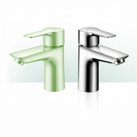 Hansgrohe | ก๊อกน้ำอ่างล้างหน้าทองเหลืองมือจับเดี่ยว น้ำร้อนและน้ำเย็น