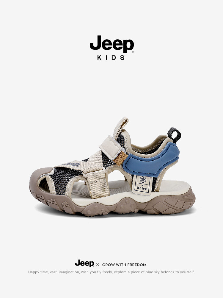 แฟชั่นและเสื้อผ้าเด็ก Jeep รองเท้าแตะพื้นนุ่มกันลื่น Boys ราคา 2,375 บาท*ส่งฟรี
