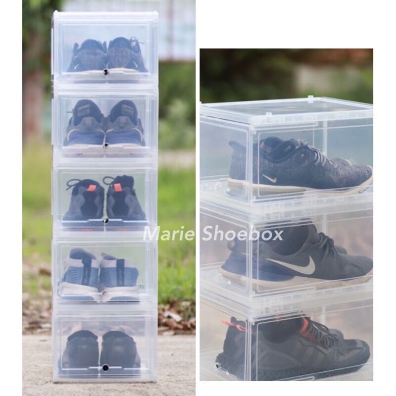 ใบละ100฿กล่องรองเท้า ฝาสไลด์Tower Box