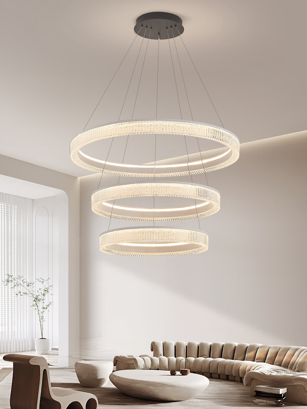 MR.LAMP | Modern Luxury Eye-Protection Pendant Light for Living Room and Dining Room ราคา 16,868 บาท*ส่งฟรี