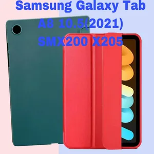 ภาพหน้าปกสินค้าcocofull.shop [,พร้อมส่งไทย]เคสฝาพับ ซัมซุง แท็ป เอ8 (2021) 10.5 เอ็กซ์ 205  เคส Samsung Galaxy Tab A8 (2021) 10.5 SM-X200 X205  For Samsung Galaxy A8 (2021) 10.5 SM-X200 / X205 Smart Case Foldable Cover Stand (10.5) ที่เกี่ยวข้อง