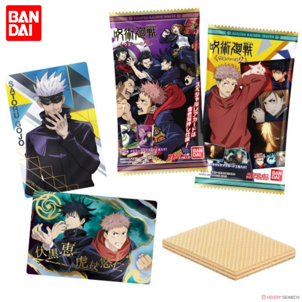Jujutsu Kaisen Wafer Vol.2 Card / ขนม เวเฟอร์ การ์ด ราคา 55 บาท*ส่งฟรี