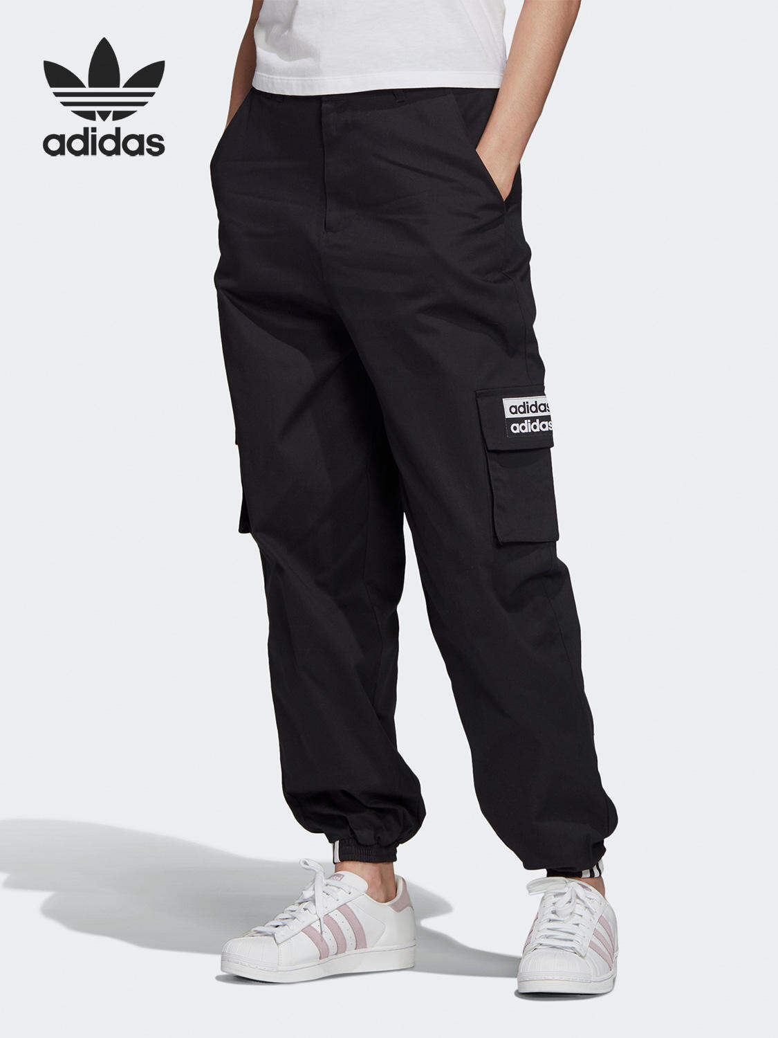 adidas | Dual Logo Pouch Casual Work Pants