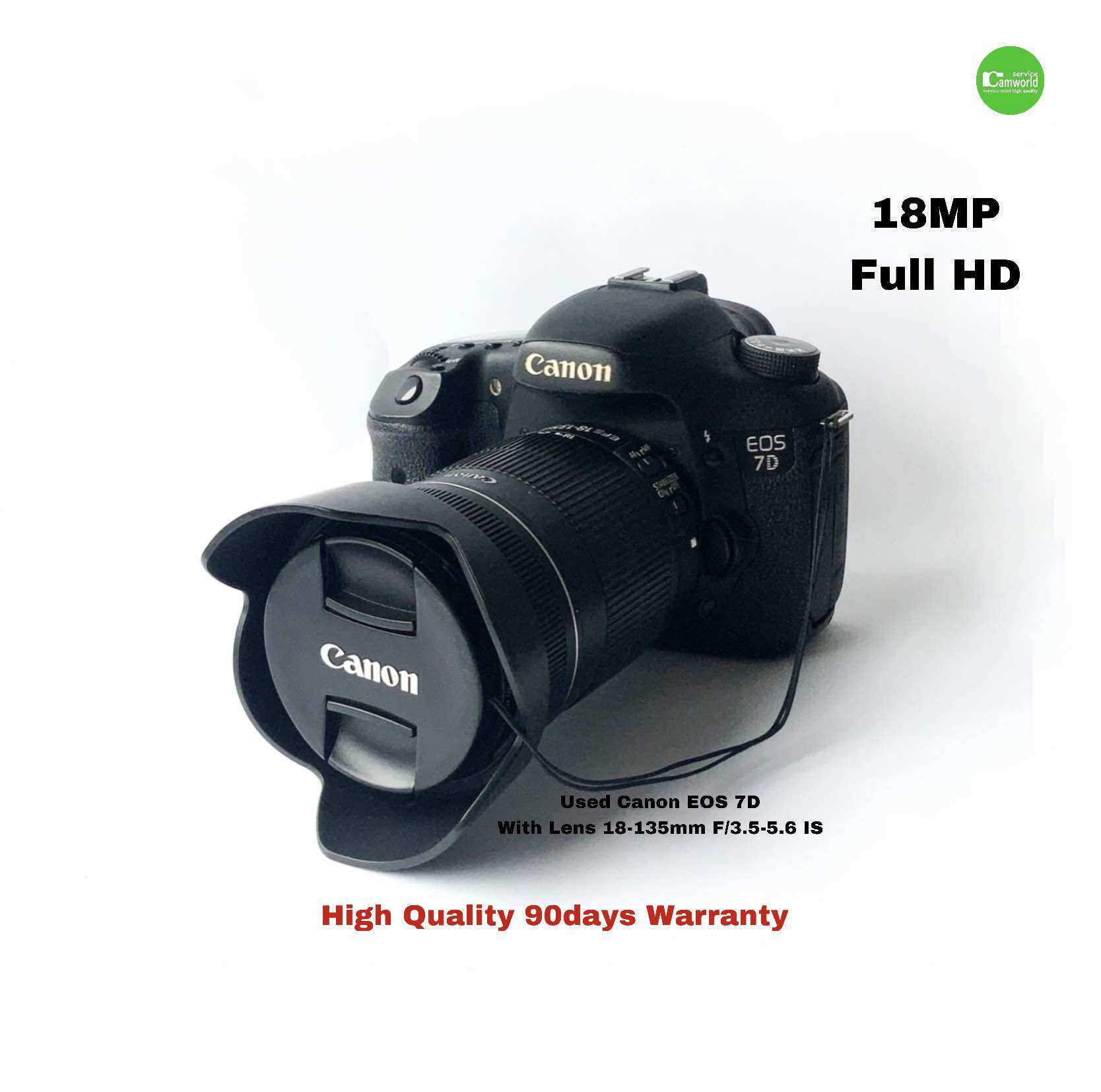 Canon EOS 7D 18-135mm Kit Used ชุด กล้องพร้อมเลนส์สุดพิเศษ CF 32GB ...
