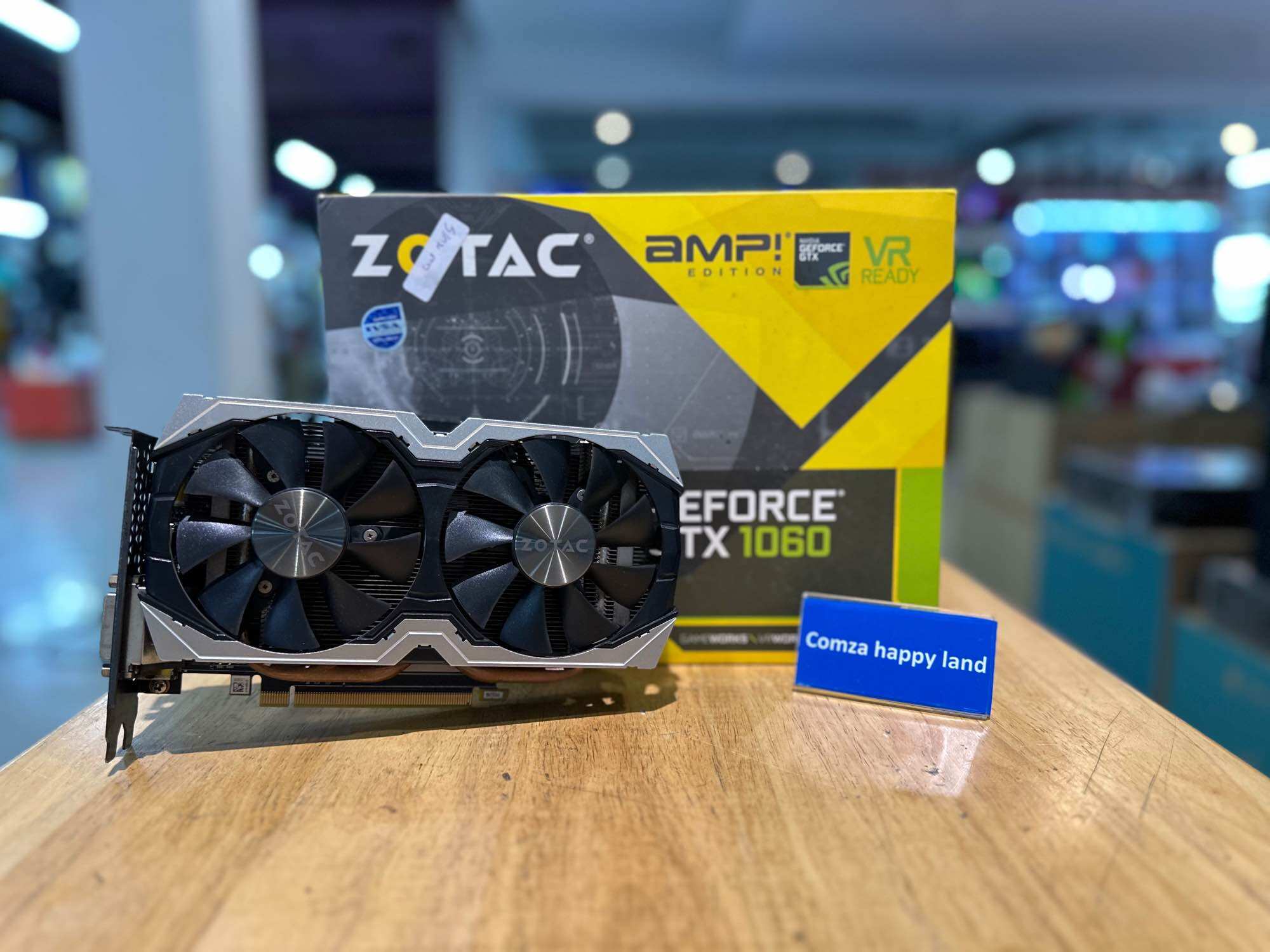 Second-Hand Graphics Card Gtx1060 6Gb Oc with 6Pin Power Supply ราคา 3,790 บาท*ส่งฟรี