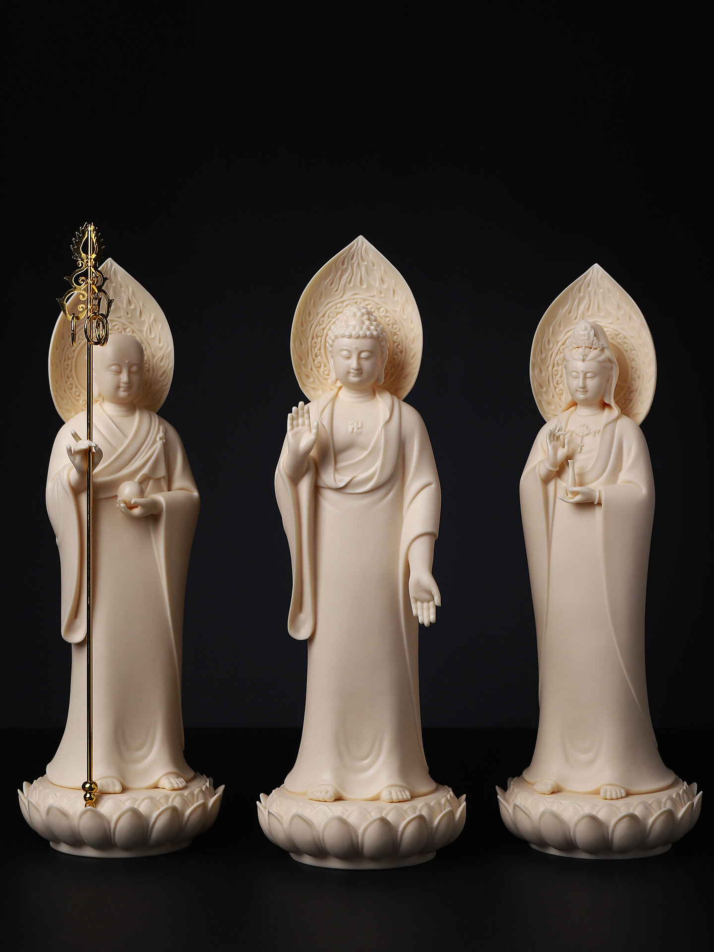 [DAIYUTANG | Buddhist Deity Display Ceramic Sculpture,DAIYUTANG | Buddhist Deity Display Ceramic Sculpture,] ราคา 3,954 บาท*ส่งฟรี