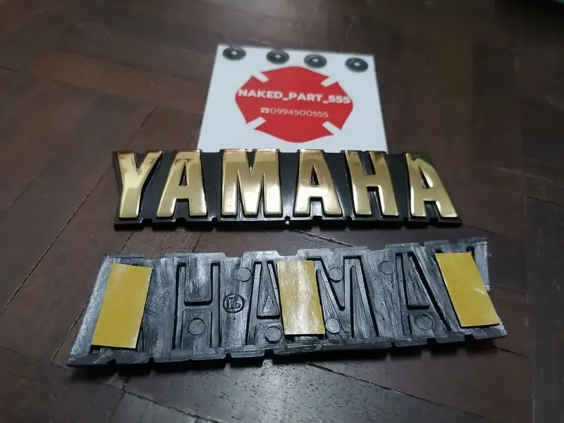 ภาพสินค้าYAMAHA​ Logo​ โลโก้ข้างถังน้ำมันตราข้างถังน้ำมัน (ราคาต่อคู่ค่ะ) จากร้าน NAKED_PART_555 บน Lazada ภาพที่ 2