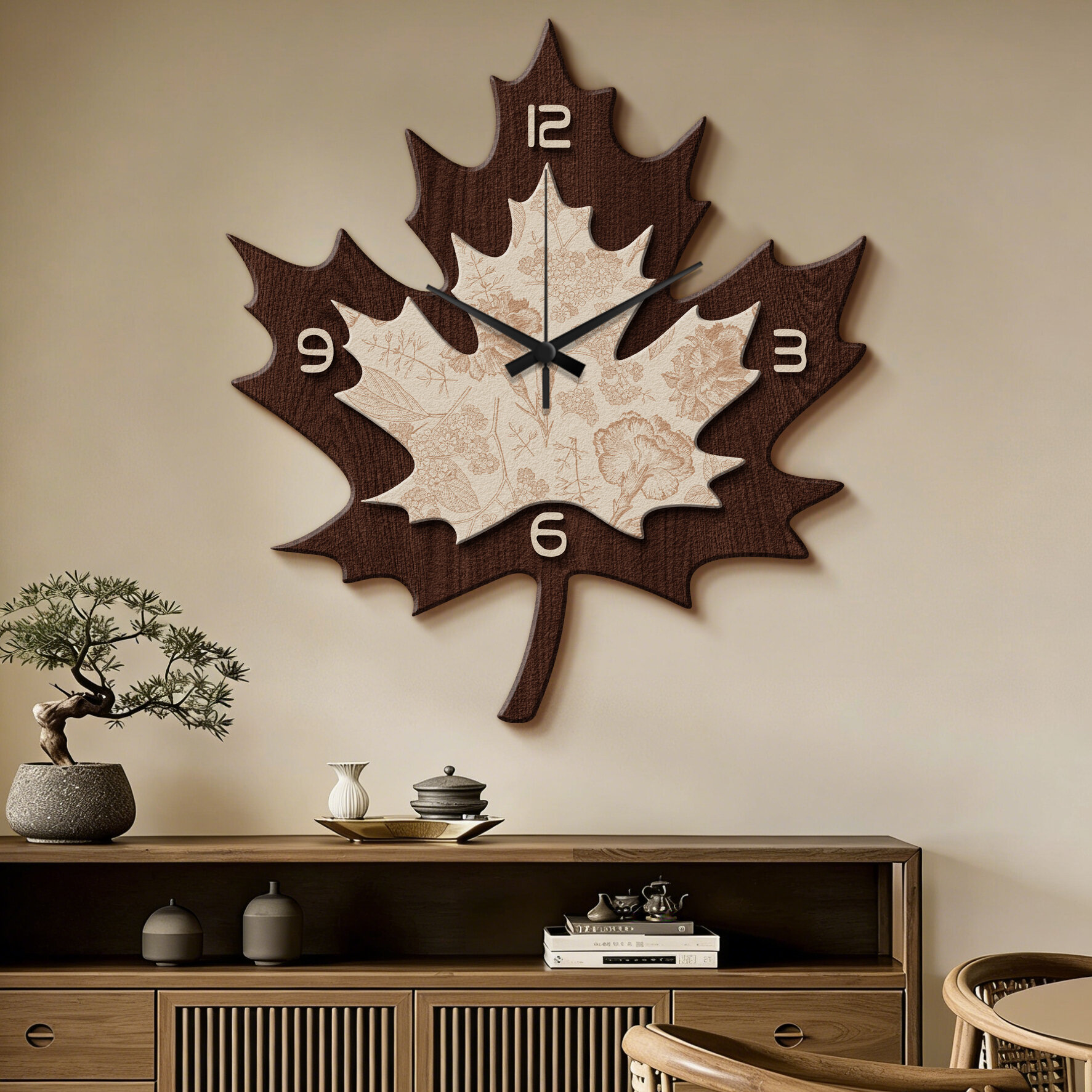 XIANGTUYIN | Vintage Style Creative Art Decorative Clock Wall Hanging ราคา 2,910 บาท*ส่งฟรี