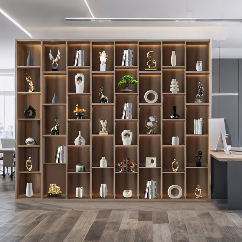 YILAN | New Chinese Style Luxury Living Room TV Cabinet Wine Bar Cabinet Tea Room Display Shelf Office Soft Decoration Accessories ราคา 1,305 บาท*ส่งฟรี