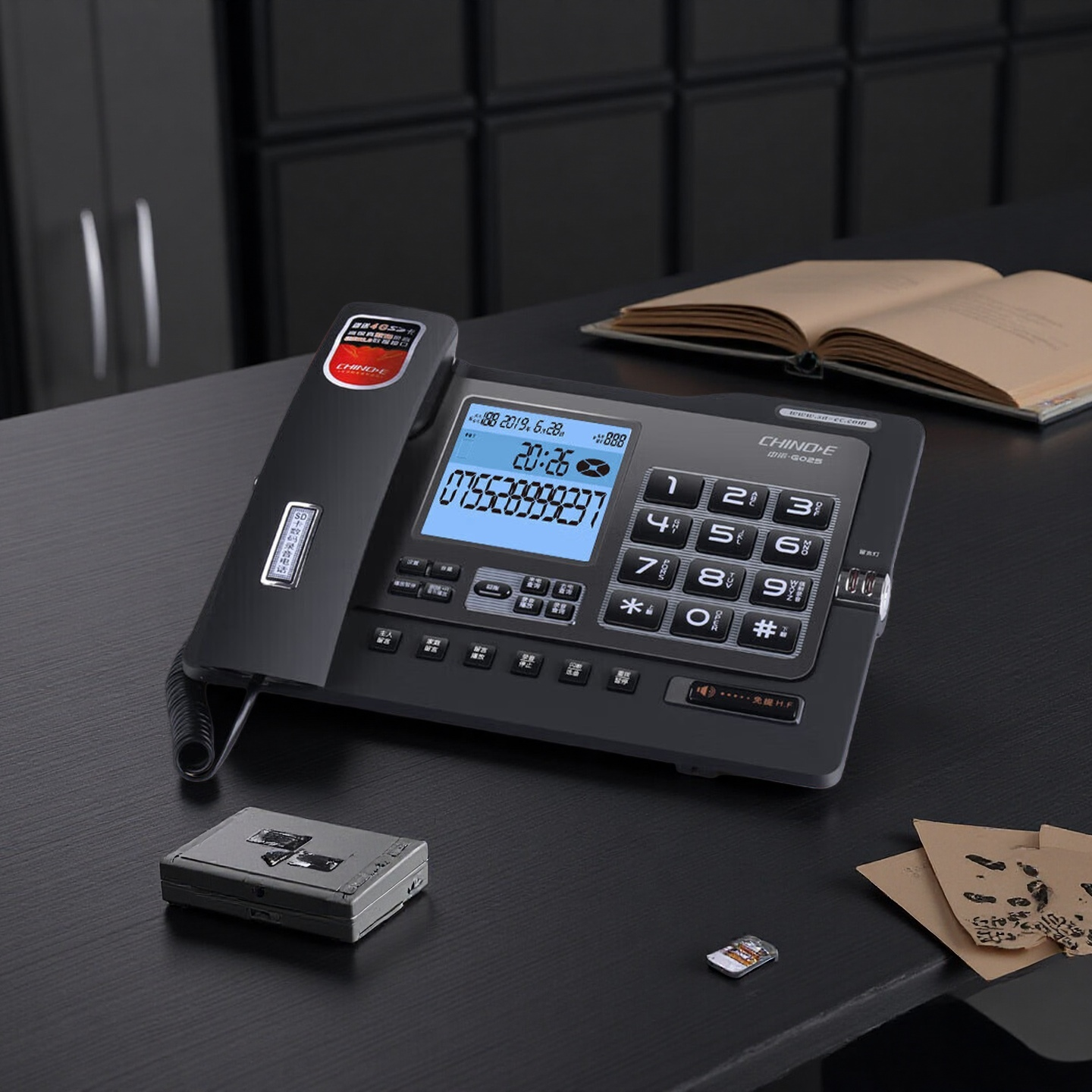 CHINOE | Automatic Recording Handsfree Office Telephone ราคา 1,246 บาท*ส่งฟรี