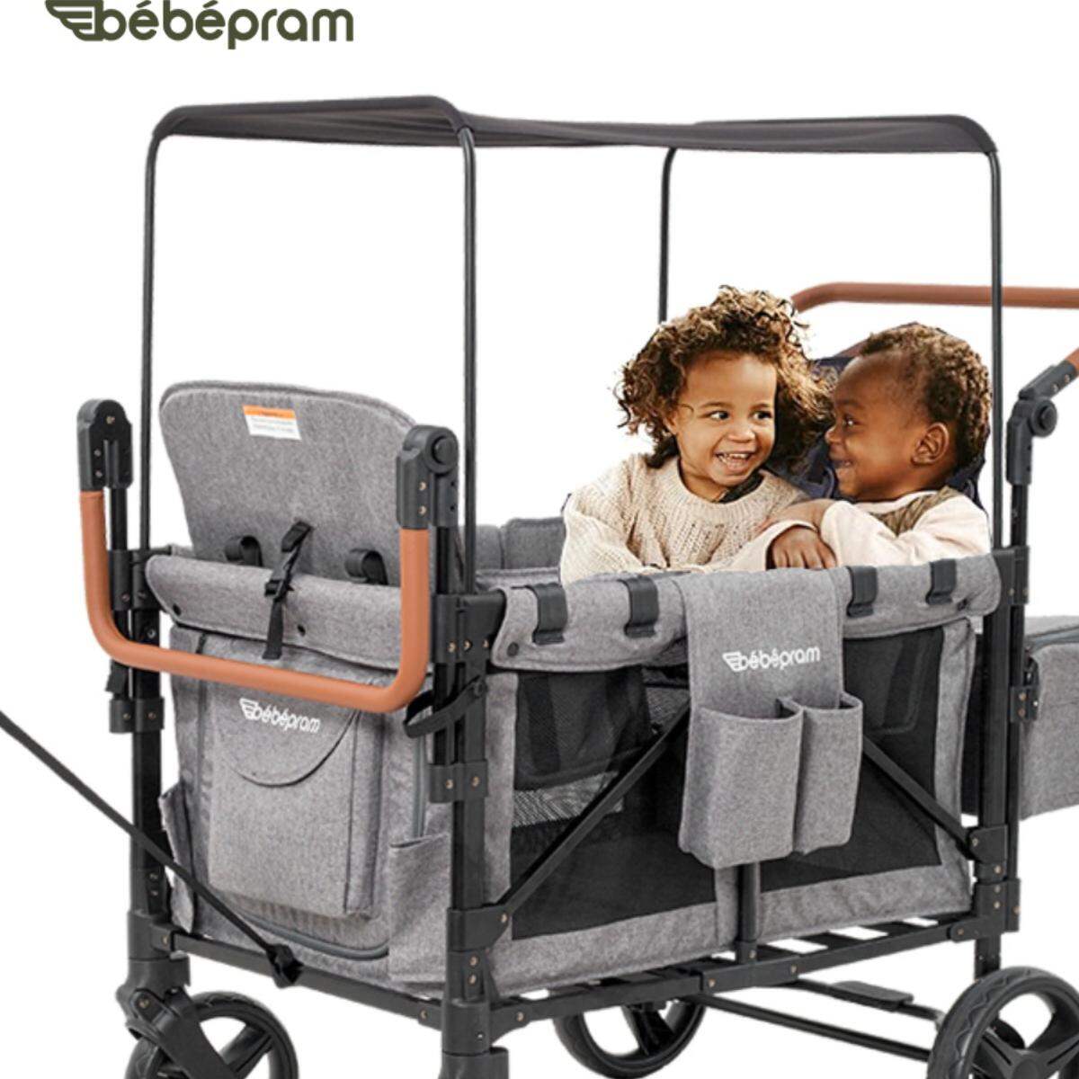 bebepram | Adjustable Reclining 4-Seater Stroller ราคา 19,690 บาท*ส่งฟรี