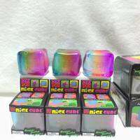 Schylling | ของเล่นบีบคลายเครียด Needoh Rainbow Gradient Nice Ice Cube Relief Fidget Sensory Toy Maltose Slow Rebound  ลดความวิตกกังวล  บอลบีบแข็งแรงพิเศษ ของขวัญสำหรับผู้ที่มีภาวะสมาธิสั้น