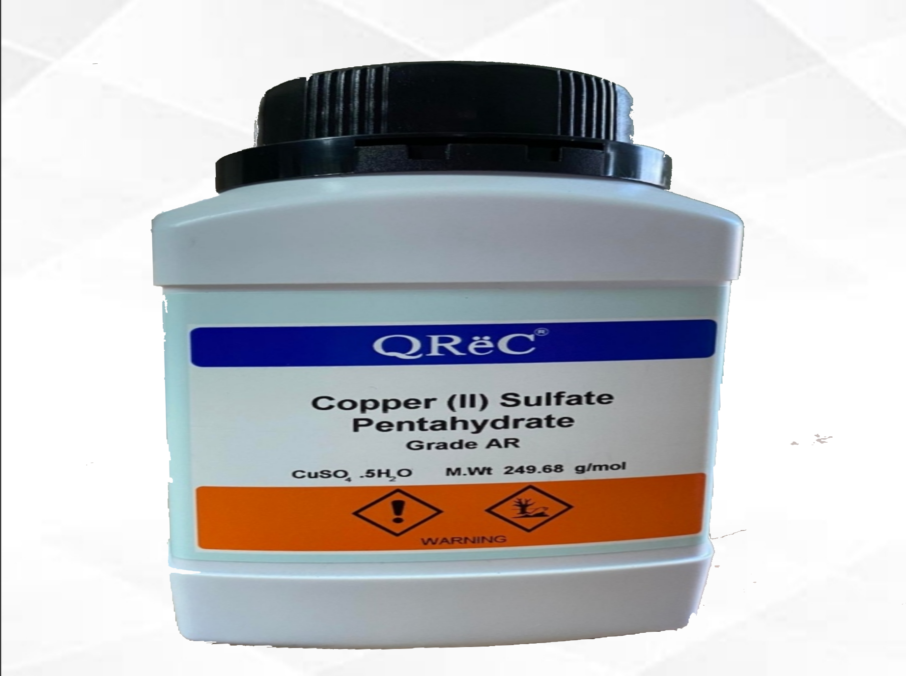 Qrec , Copper (II) Sulfate Pentahydrate (CUPRIC SULFATE) ,AR. 500 G