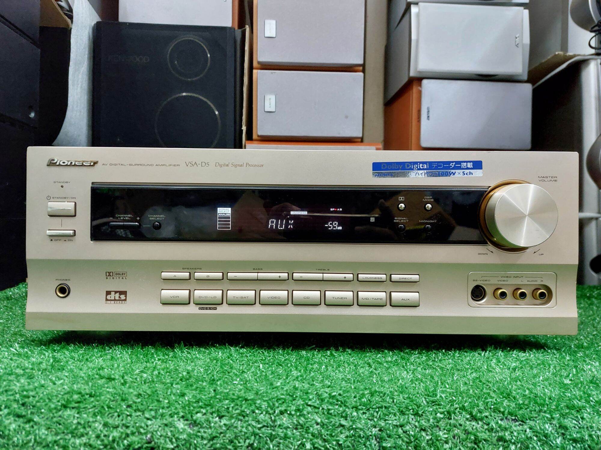 แอมป์pioneer รุ่น VSA-D5 made in Japan คัดเกรด ไม่ต้องลุ้นใช้งาน