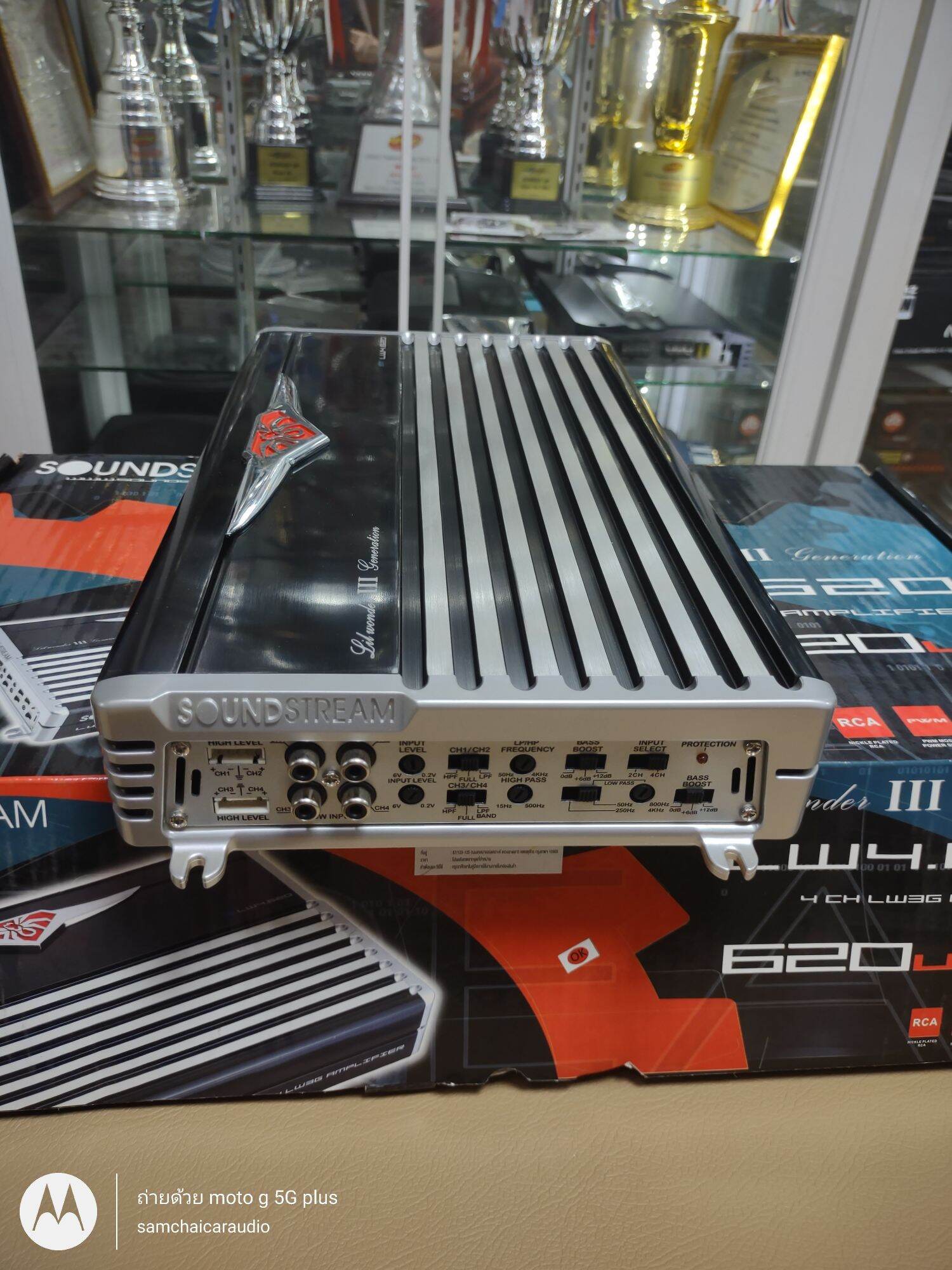 SOUNDSTREAM LW4.620 4chアンプ 620W 【公式通販】