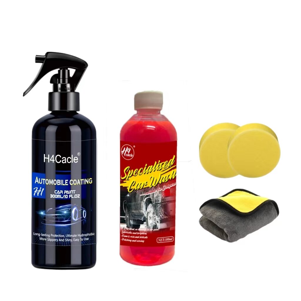 Coating mobil H4Cacle ดูแลสีอย่างรวดเร็ว + มีฟองมากเข้มข้นล้างรถป้องกัน