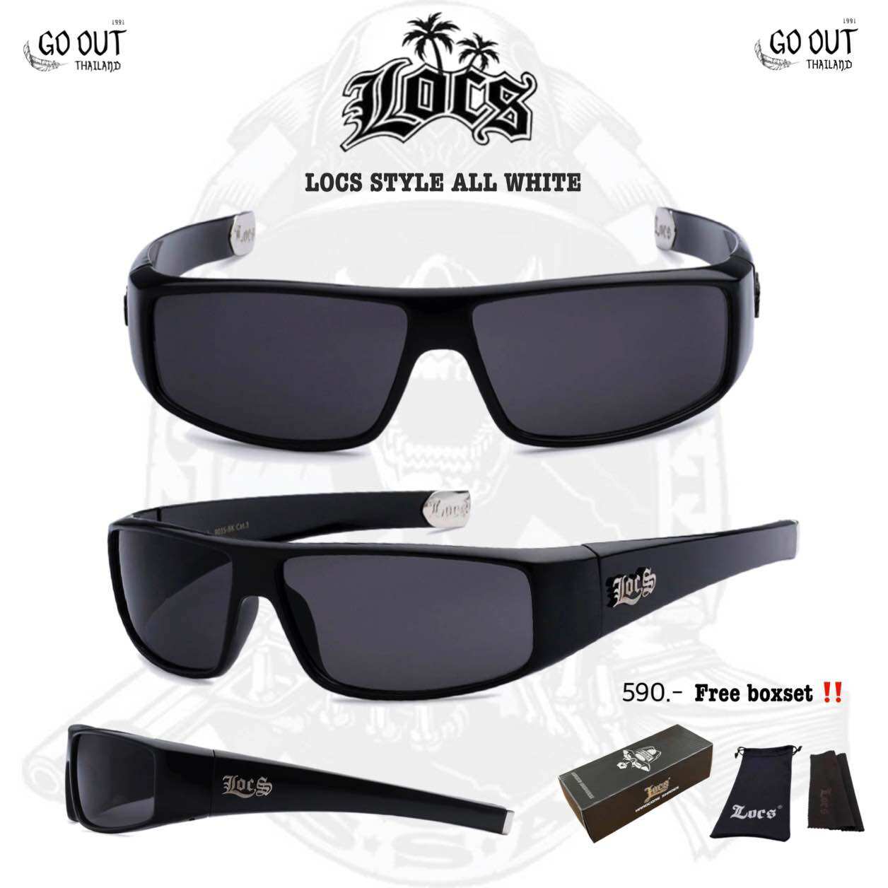 Discounted Price‼️ 100% Genuine Locs Glasses, Style Model (Delivered in Thailand in 1-2 Days, Received) **Be Careful of Fake Products. ราคา 550 บาท*ส่งฟรี
