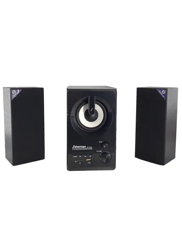ภาพสินค้าSherman SB33B3B+2.1 Ch Multimedia Speaker มินิโฮมเธียเตอร์ ลำโพง Bluetooth Active speaker จากร้าน SRSOUND บน Lazada ภาพที่ 3