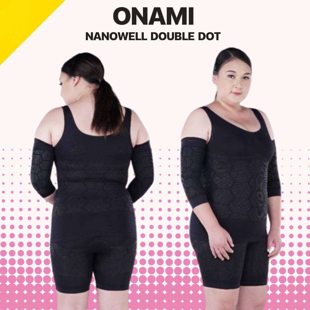 Onami Nanowell Double Dot (สีดำ) 1ชุด ชุดกระชับสัดส่วนโอนามิ ของแท้ 100% ราคา 1,290 บาท*ส่งฟรี