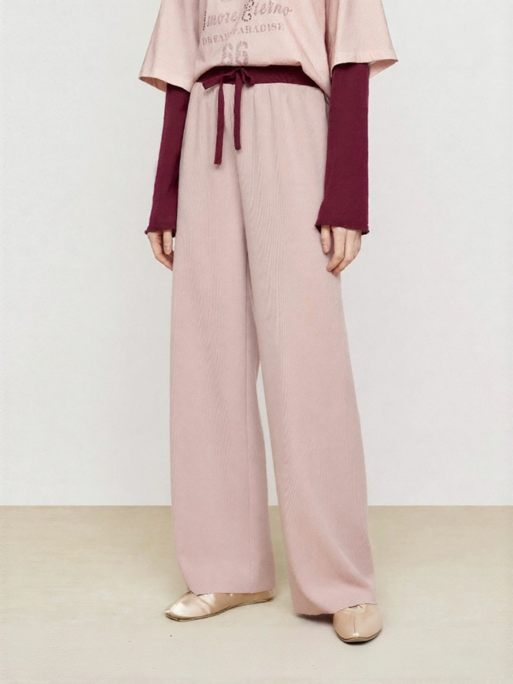 URLAZH | Energetic Rejuvenating Style Loose Straight Leg Casual Pants ราคา 6,552 บาท*ส่งฟรี