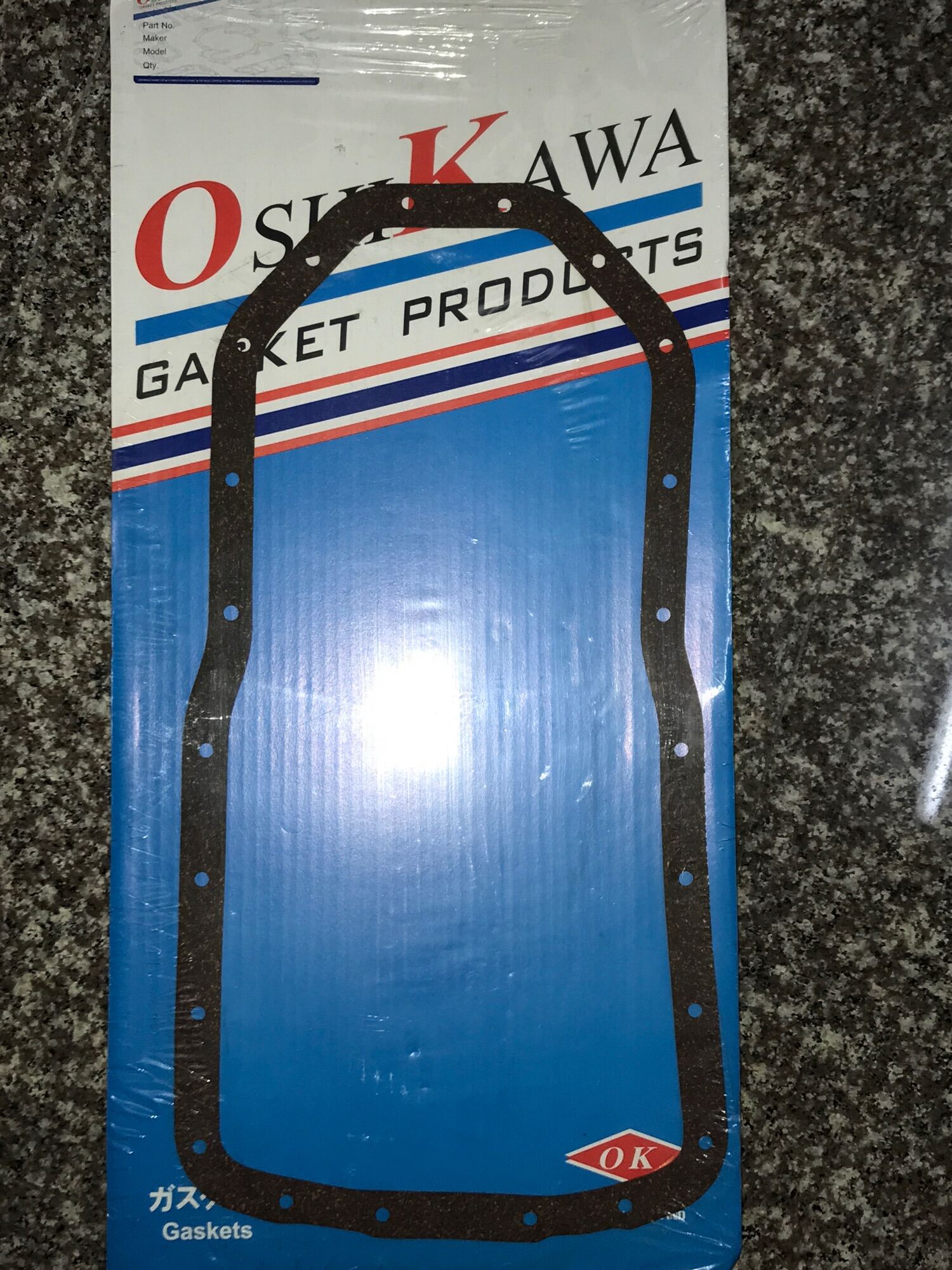 ปะเก็นอ่างเครื่อง โตโยต้า แคมรี่ Toyota 3S - 5S FE oshikawa gasketสินค้า ผลิตในประเทศไทย วัสดุนำเข้าจาก โปตุเก