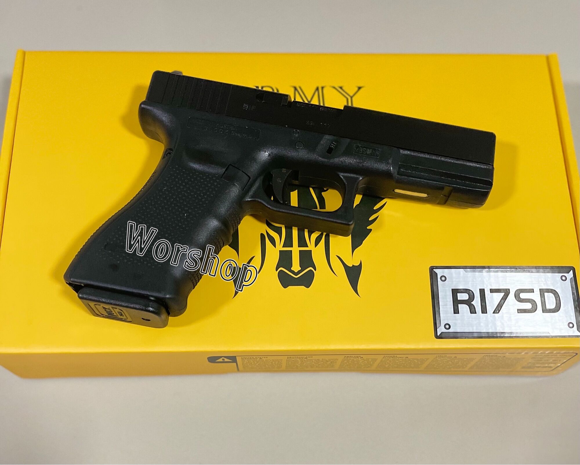 ปืนบีบีกัน รุ่น Army R17 SD : สีดำ แถมฟรี อุปกรณ์พร้อมเล่น มือ1 ...