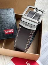 ภาพขนาดย่อของภาพหน้าปกสินค้ากระเป๋าตังค์และเข็มขัดหนังแท้ Set levis พร้อมส่งจากในไทย จากร้าน import store888 บน Lazada ภาพที่ 4