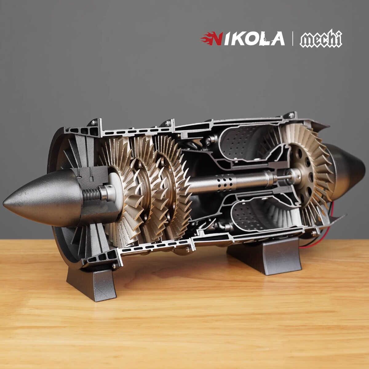 NIKOLATOY | Assembled Model Fighter with Turbofan Cross-section Display Ornament ราคา 6,934 บาท*ส่งฟรี