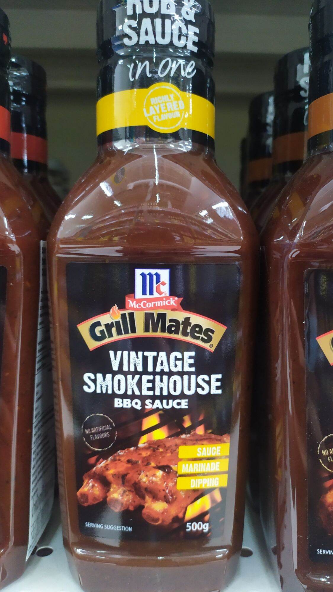 Maccormick Grill Mates Vintage Smoke house BBQ Sauce แม็คคอร์มิค บาร์บีคิววินเทจสโมค 500g