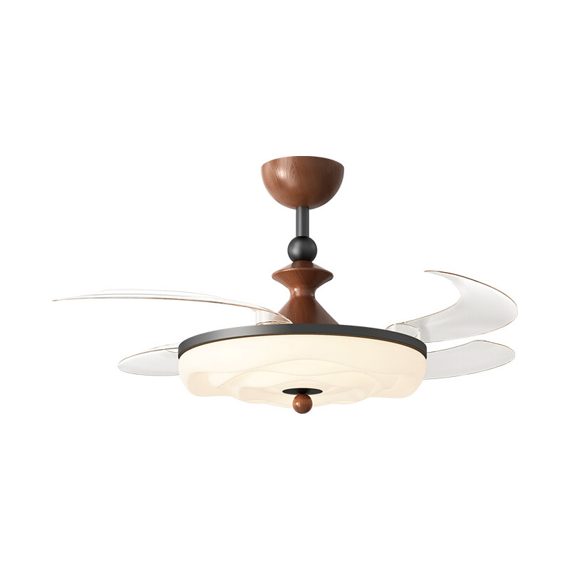 DGY | Invisible Silent Dining Room Bedroom Fan Light Retro Style Full Spectrum Eye Protection Ceiling Fan ราคา 3,144 บาท*ส่งฟรี