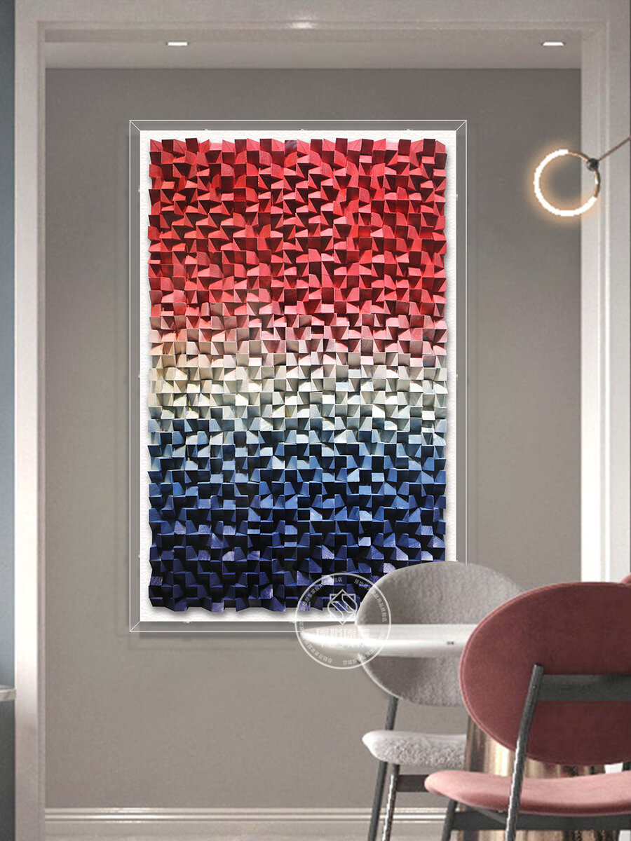 YUSAN | Gradient Minimalist Wooden Decorative Wall Art ราคา 16,838 บาท*ส่งฟรี