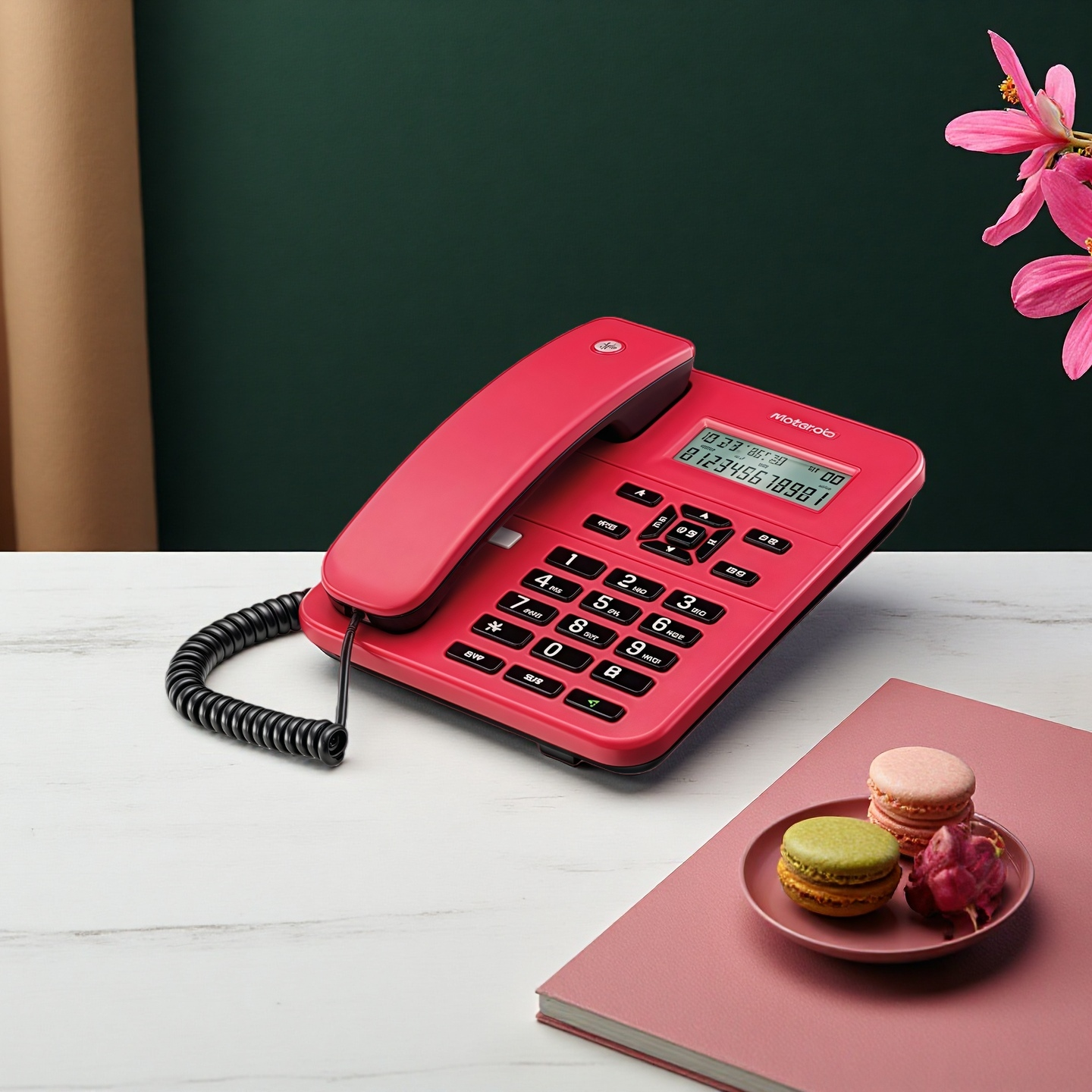 Motorola | Battery-Free Wired Home Office Telephone ราคา 535 บาท*ส่งฟรี