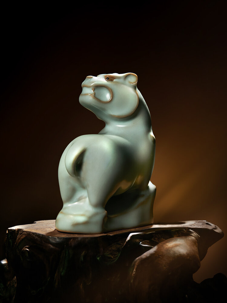 Zodiac Collection Tea Pet Ornament Tiger Respect Tianqing ราคา 65,795 บาท*ส่งฟรี