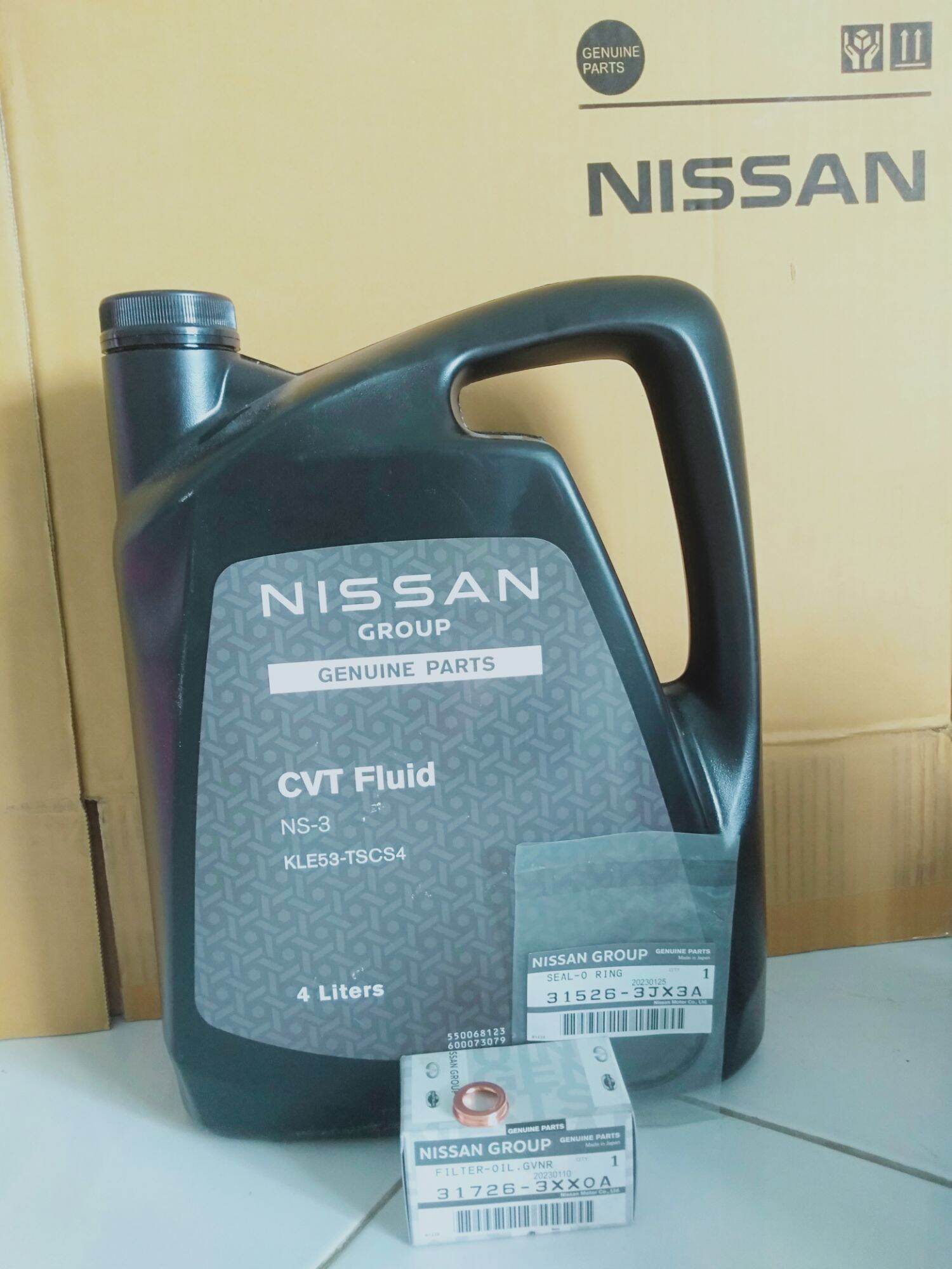 น้ำมันเกียร์ CVT NS3 ชุดโฉมใหม่ NISSAN(ซื้อชุดน้ำมันเกียร์1ชุดรวมกับของ ...