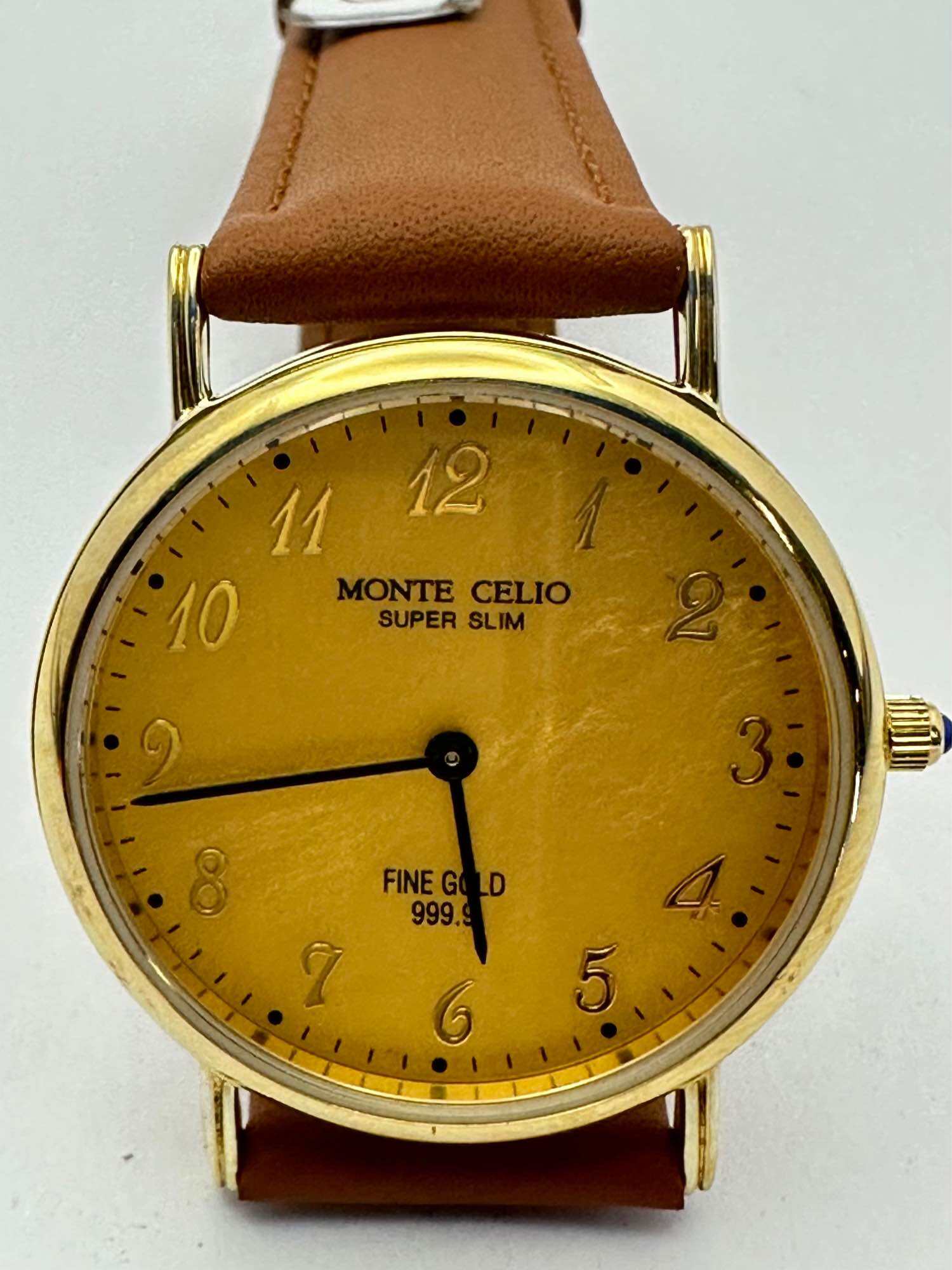 MONTE CELIO FINE GOLD 999.9 クォーツ A4157 MONTE CELIO FINE GOLD 999.9 クォーツ A4157