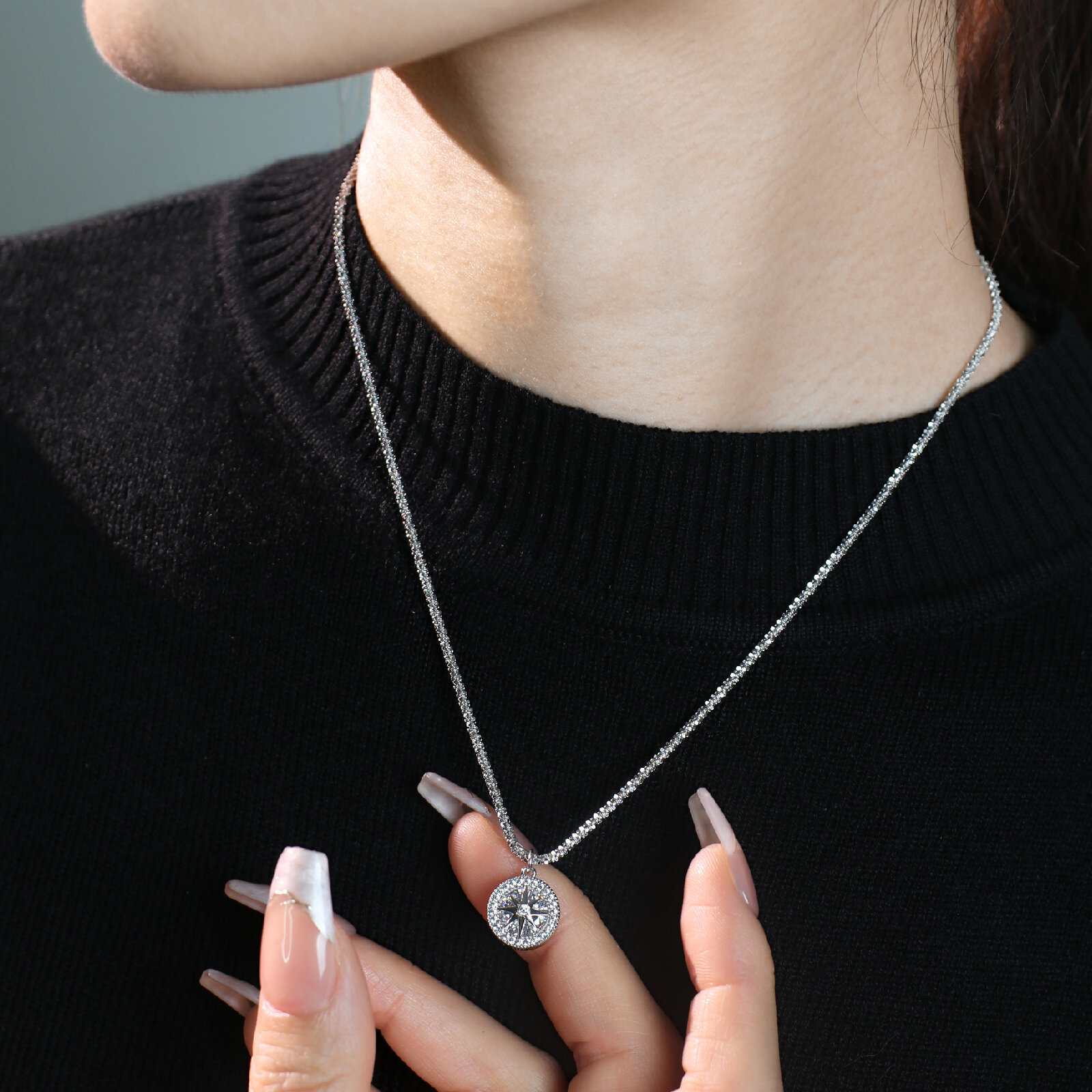 [HANJIU | Hanzhou Neutral Necklace Pure Silver Eight-pointed Star Luxury Design Clavicle Chain Birthday Gift For Girlfriend Fresh Outlined,HANJIU | Hanzhou Neutral Necklace Pure Silver Eight-pointed Star Luxury Design Clavicle Chain Birthday Gift For Girl ราคา 2,973 บาท*ส่งฟรี
