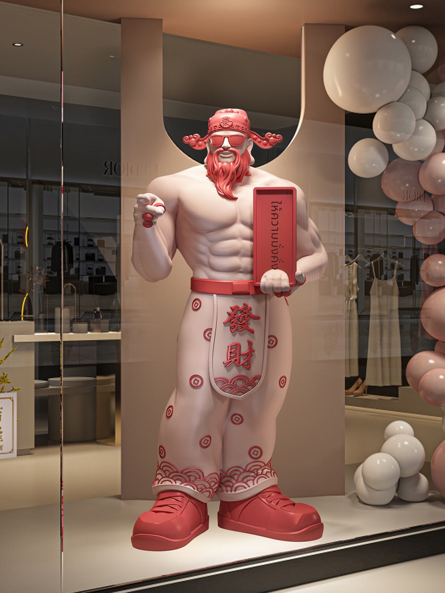 RANCHUN | High-end Fortune God Statue for Store Decoration ราคา 10,883 บาท*ส่งฟรี